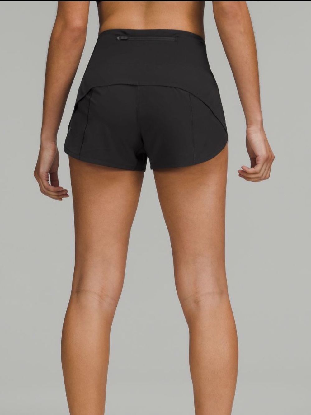 Lululemon Black 2.5” Speed Up High Rise Shorts 10